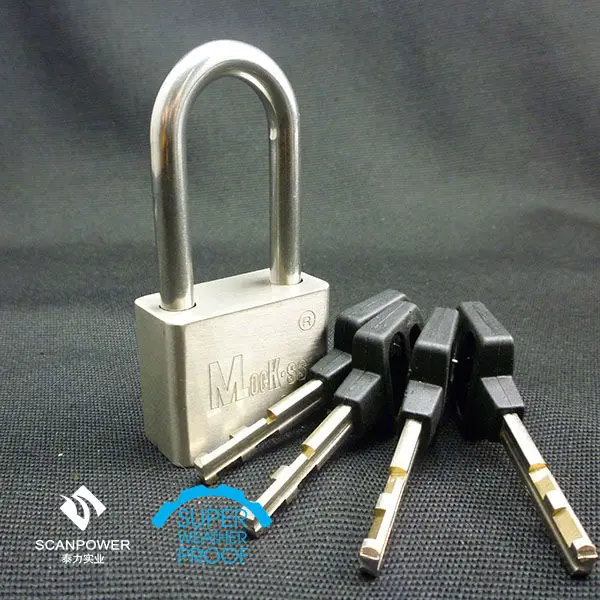 Длинные серьги из нержавеющей стали замок, индивидуальный ключ Alike системы, Мастер Ключ системы