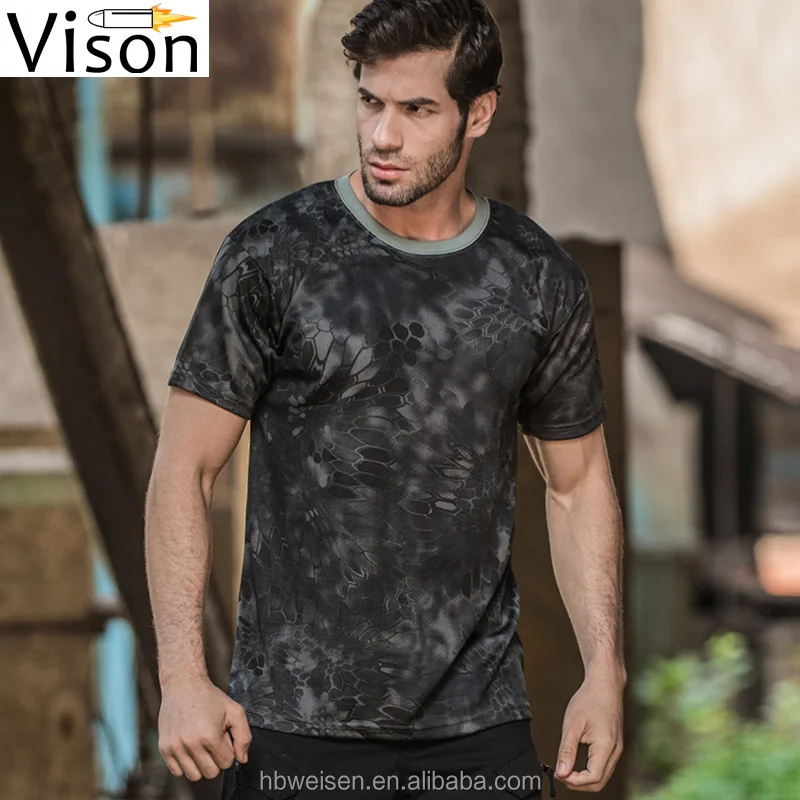men camouflage t shirt custom hunting camo t-shirt