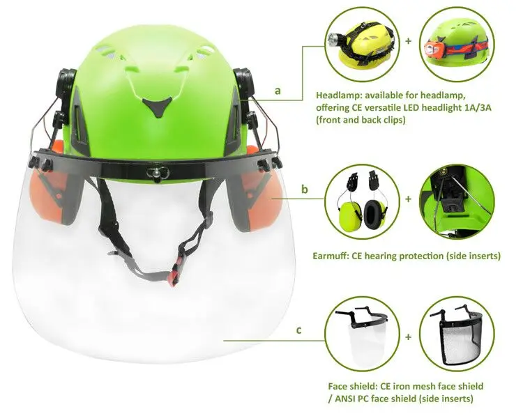 
CE EN 397 Industrial safety helmet; Construction worker helmet 