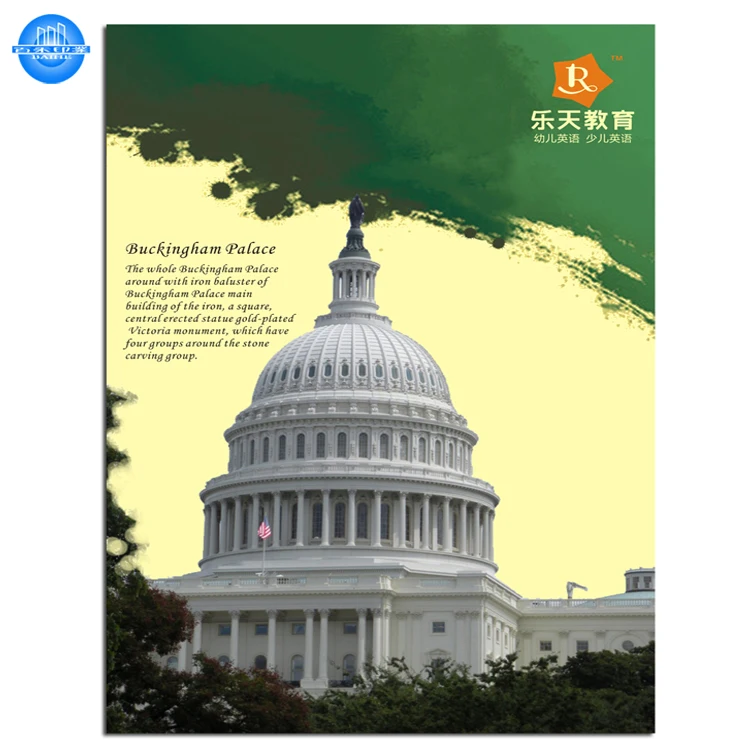 High Quality Custom Giant Coloring Laminated Educational Posters Offset Printing for Children OEM Glossy Art Paper CN;GUA Hb5