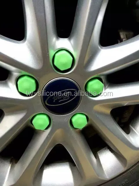 Glow in the Dark Silicone Wheel Nut Cover