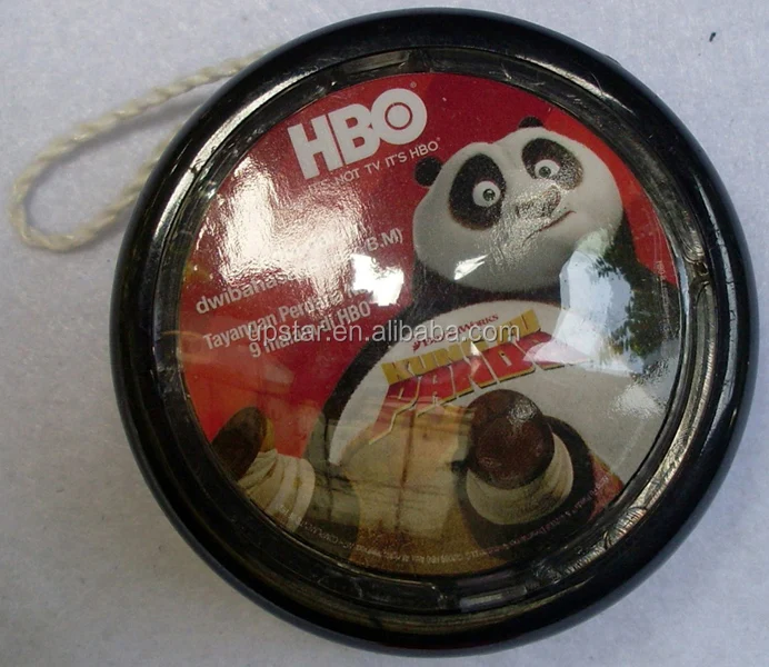 Led flashing yo yo with big logo area