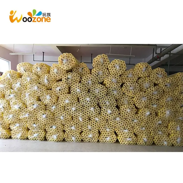 Indoor playground spare parts color pvc pipe foam pipe covers