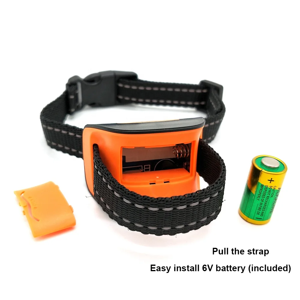 2021 Automatic best collar necklace Pet Training Shock Electric Shock Collar Dog Anti-bark Necklace