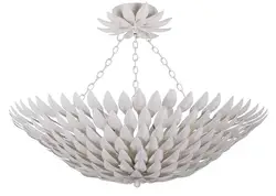 JC LIGHTING America Modern Decorative ceiling lamp silver cast iron spoon Chandelier designs custom basket pendant for bedroom