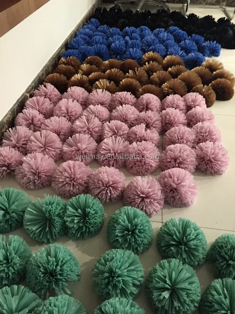
Party decoration Window display pom pom bow 