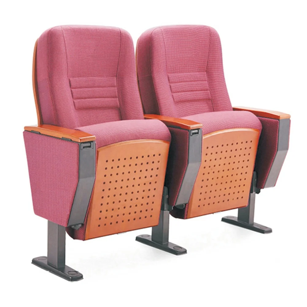 Фанерный складной стул для аудитории с высокой спинкой специального использования письменным столом