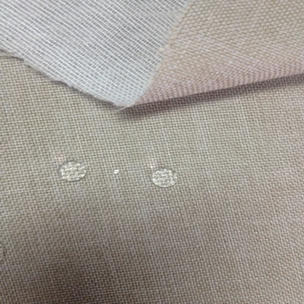 Waterproof Linen Look Polyester Bonded Furniture Fabric