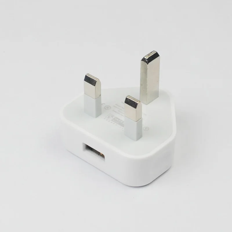
UK Plug 5V 1A Universal Portable Single USB Wall Charger for Mobile Phone 