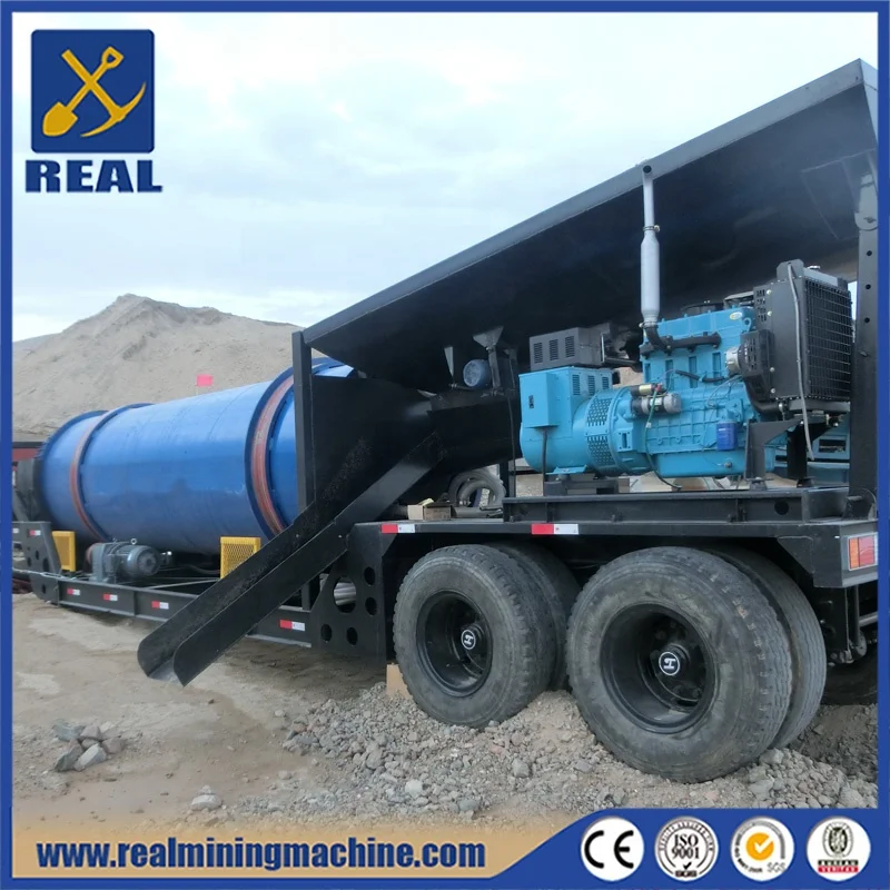 Gold mining trommel large scale gold wash plant for sale100 ton per hour