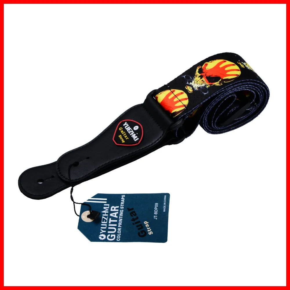 JT-BDP09 персонализировать оптовая продажа длинный гитарный ремень для музыкального инструмента