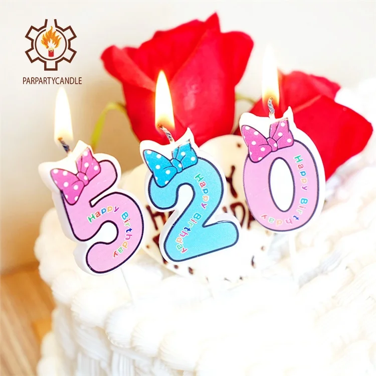 
Citronella Candle Making Supplies Happy Birthday Glitter Number Candle 