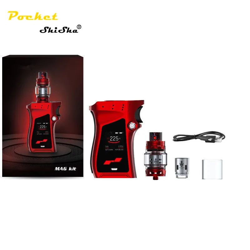 Черный Радужный цветной вейп-мод Mag 225 Вт Радужный мод вейп