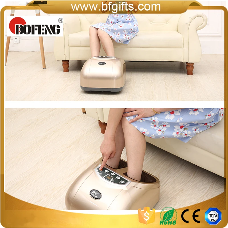 
Best electric heat roll kneading shiatsu blood circulation foot massager for diabetics neuropathy 