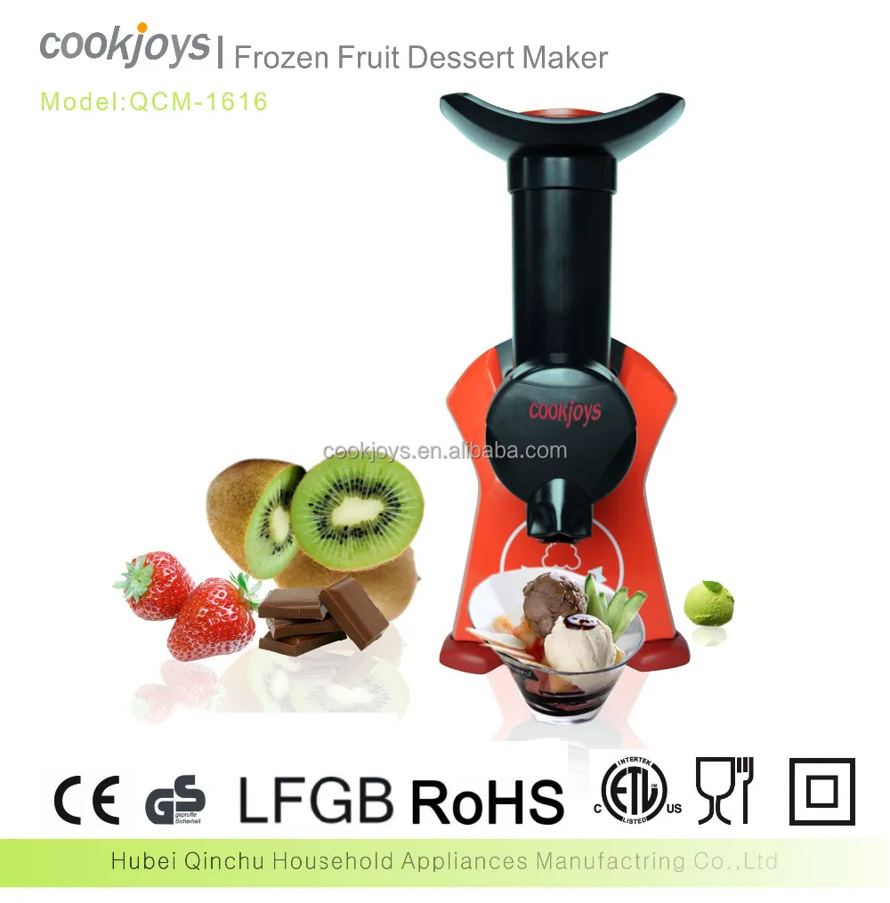 cookjoys wholesale 250 W GS approved home fruit sorbet maker