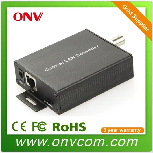 Питание над Ethernet Extender через коаксиальный расширить расстояние 300 м