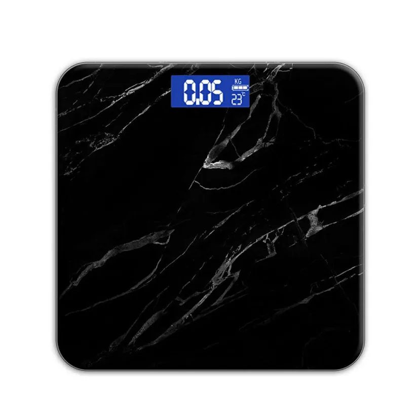 Custom electronic body weight bathroom glass scale