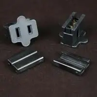 SPT-1 Male Plug Snap-on Vampire Plugs for Exterior Extension Cord Holiday Lighting Display
