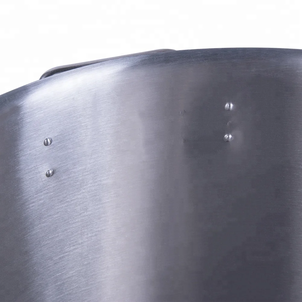 Горшок из нержавеющей стали большой промышленный Многофункциональный 30 галлонов металлический суп и запас в американском стиле горшки алюминий