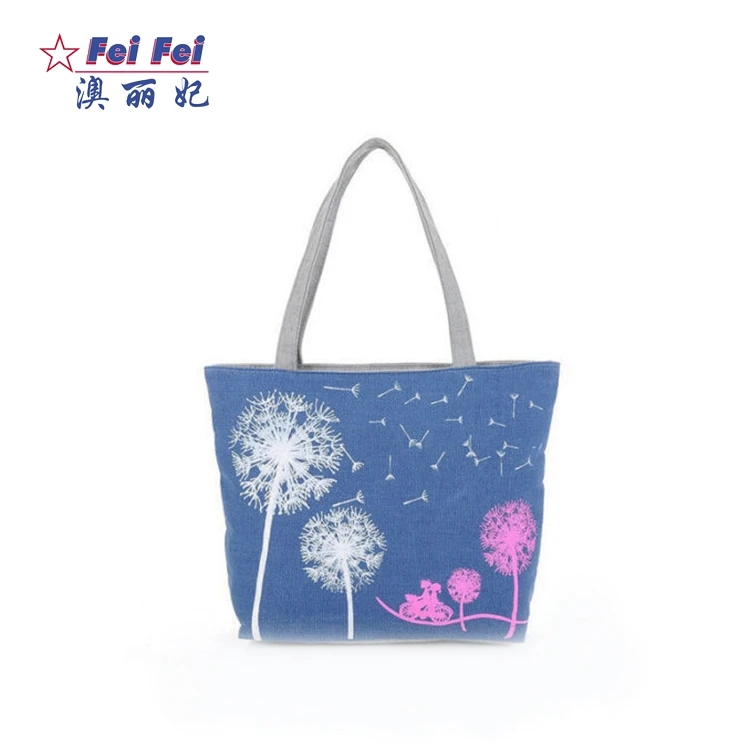 wholesale design beach canvas tote souvenir cotton organic shopping bag