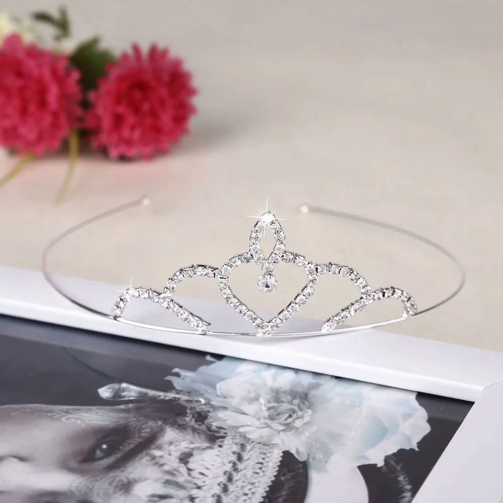 Wholesale Latest Jewelry Kids Tiara Crown Tiara for Wedding
