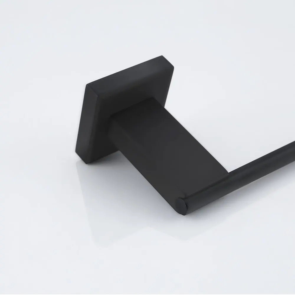 
Matte Black Towel Ring, Towel Holder for Bathroom SUS304 Stainless Steel Wall Mount 