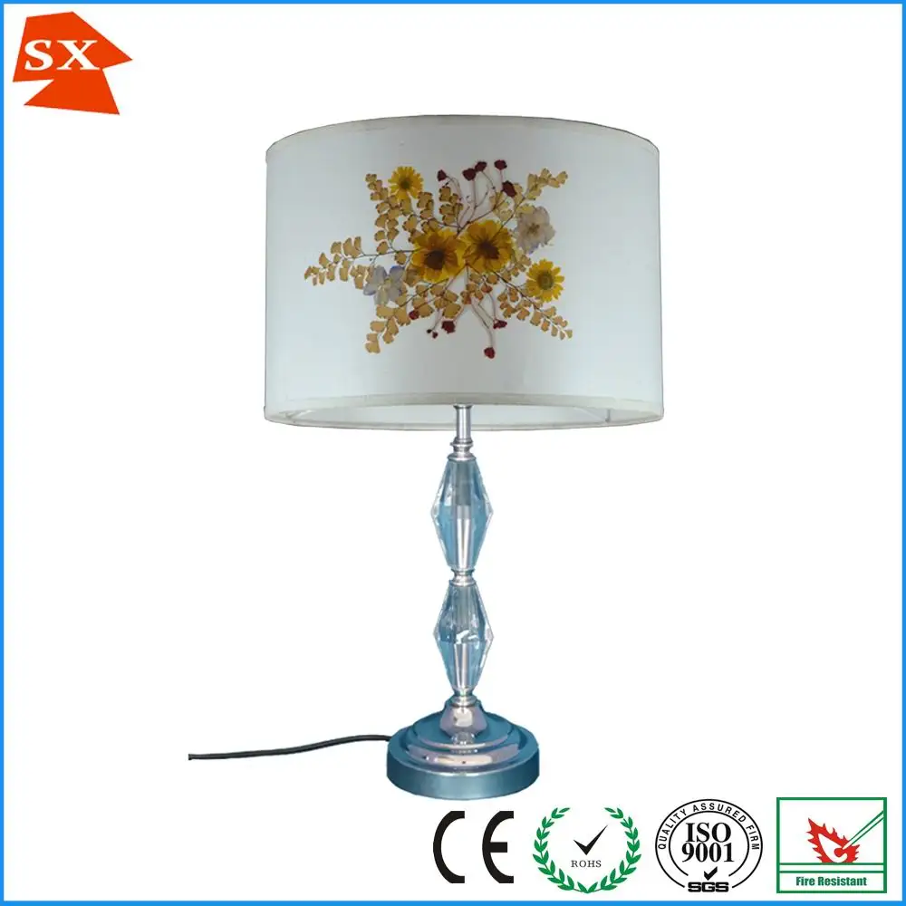 
Beautiful dry florals modern plastic PVC lampshade for house lighting 