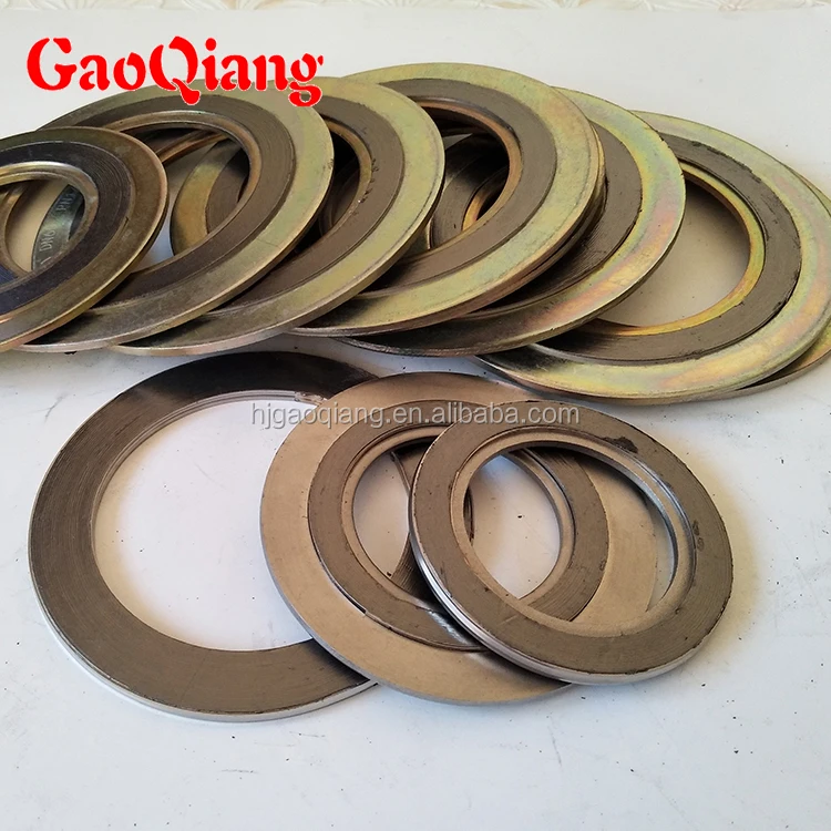 Standard stainless steel spiral wound gasket asme b16.20 316 graphite ss304 spiral wound gasket