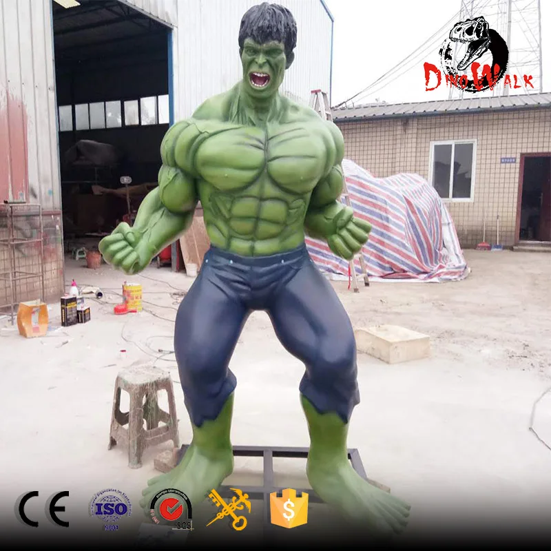 Factory High Simulation Realistic Hulk Costume with Muscle