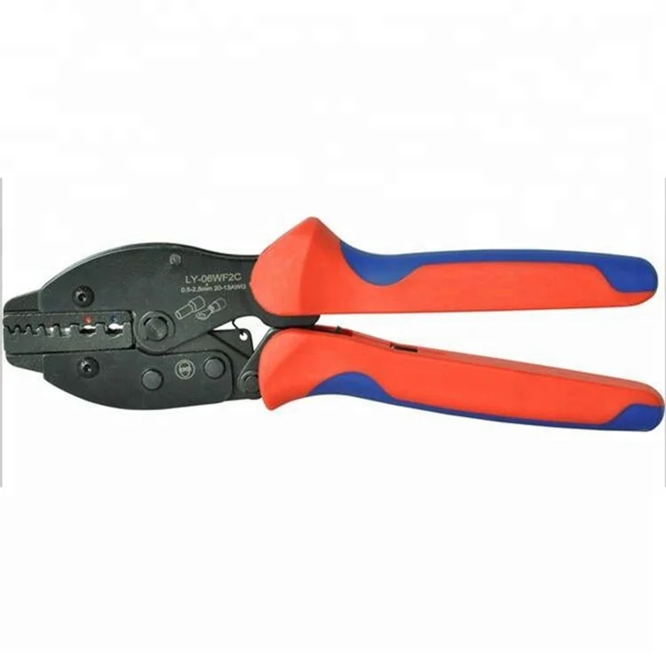 Cable Ferrules Crimp Tool LY-04WFL Ratchet Crimping Tool for crimping end ferrule 0.5-4mm2 cable sleeves crimp toolCable Ferrule