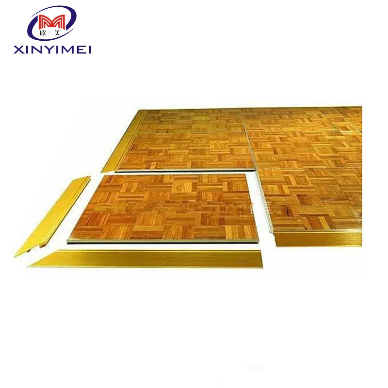 Factory manufacture directly cheap portable teak wood dance floor