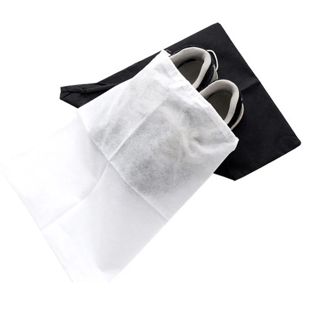 Hot Sale High Quality OEM Wholesale Packing Bag CMYK Printing Promotional  Custom Logo Non Woven Drawstring Shoe Bag