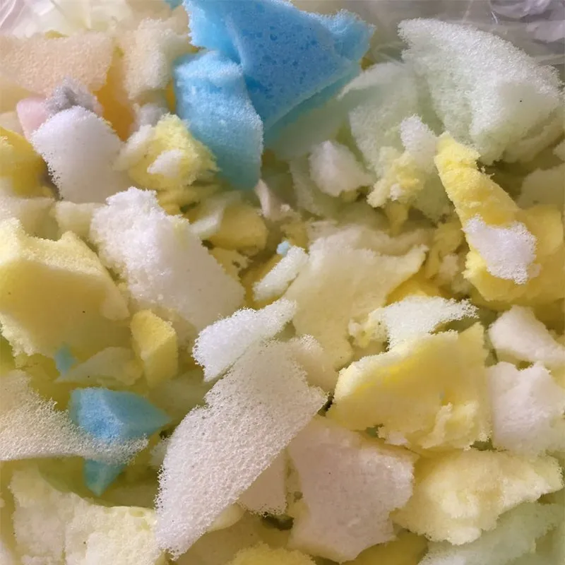 Polyurethane leftover materials foam shredded memory foam filling materials