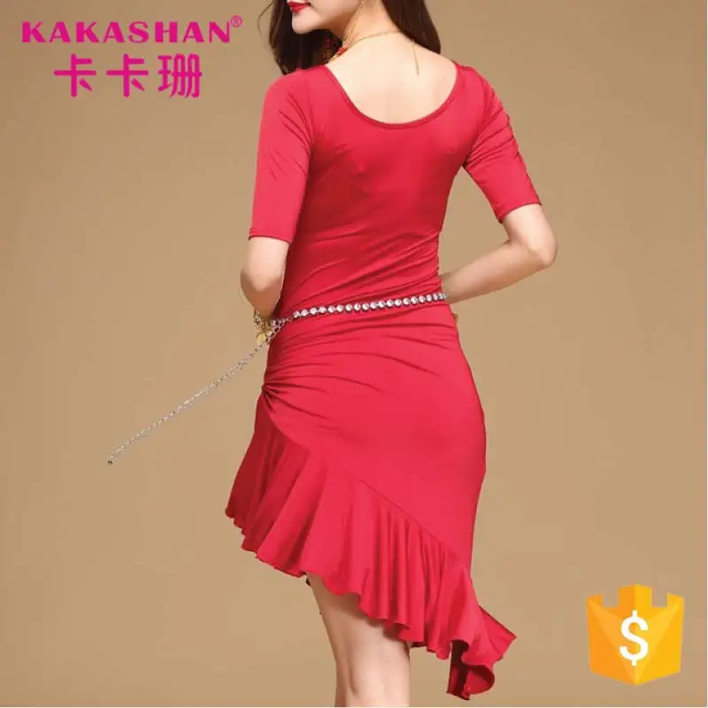 
Women Cha Cha Cha Dance Dress American Ballroom Latin Evening Dress 