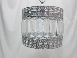 Modern pendant light lampshade frames