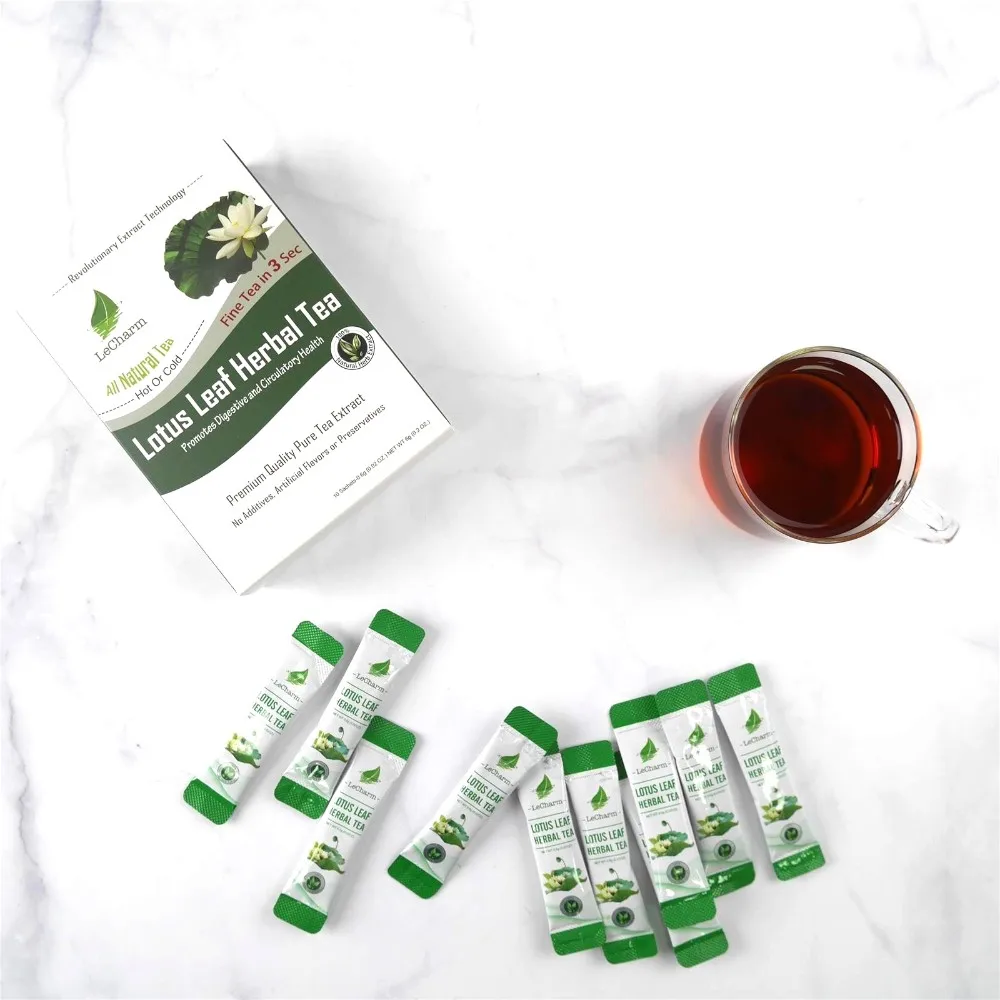 100% натуральный, здоровый, травяной, для понижения уровня сахара в крови, растительный чай с листьями лотоса с частной маркой