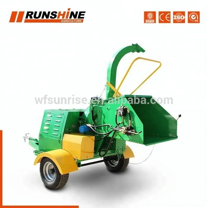 CE approved forestry machinery 22hp wood chipping machine