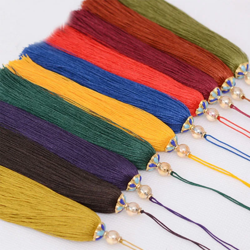 LONGJIE 13 см занавески с кисточками красочные занавески кисточки с хрустальными бусинами