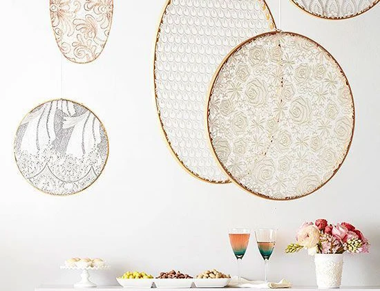 
Round Natural Bamboo Embroidery Hoop For Cross Stitch 