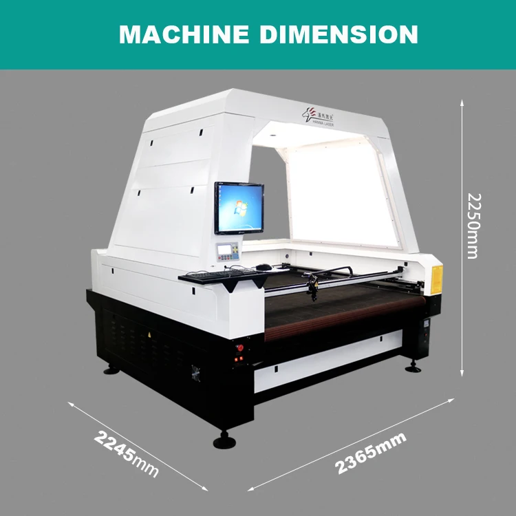 Automatic feeding clothing ccd camera laser cutting machine+ccd laser cutting machine