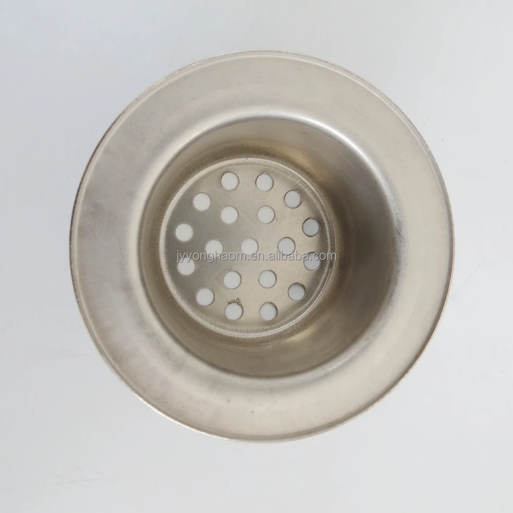 Customized basket strainer 304/316 stainless steel sink drain stopper