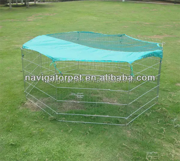 Metal Pet Playpen with cover