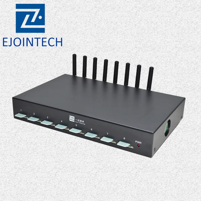 Испытания образцов 8 портов goip gsm сим-карты шлюз АТС завершения вызова