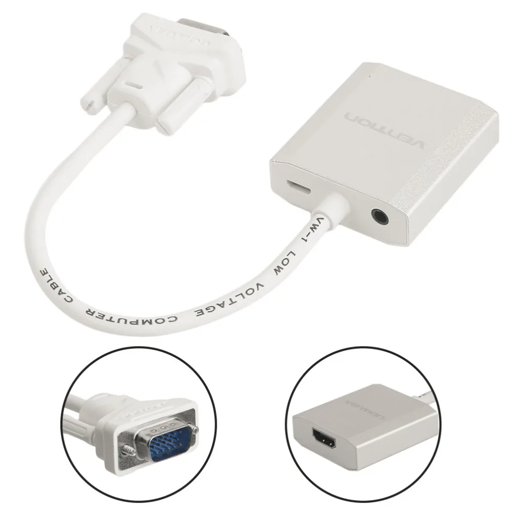 A-BST high quality wholesale vga to hdmi converter vga to hdmi adapter vga to hdmi cable