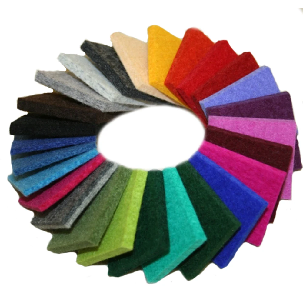 Alibaba most popular reliable quality thickness color wool felt