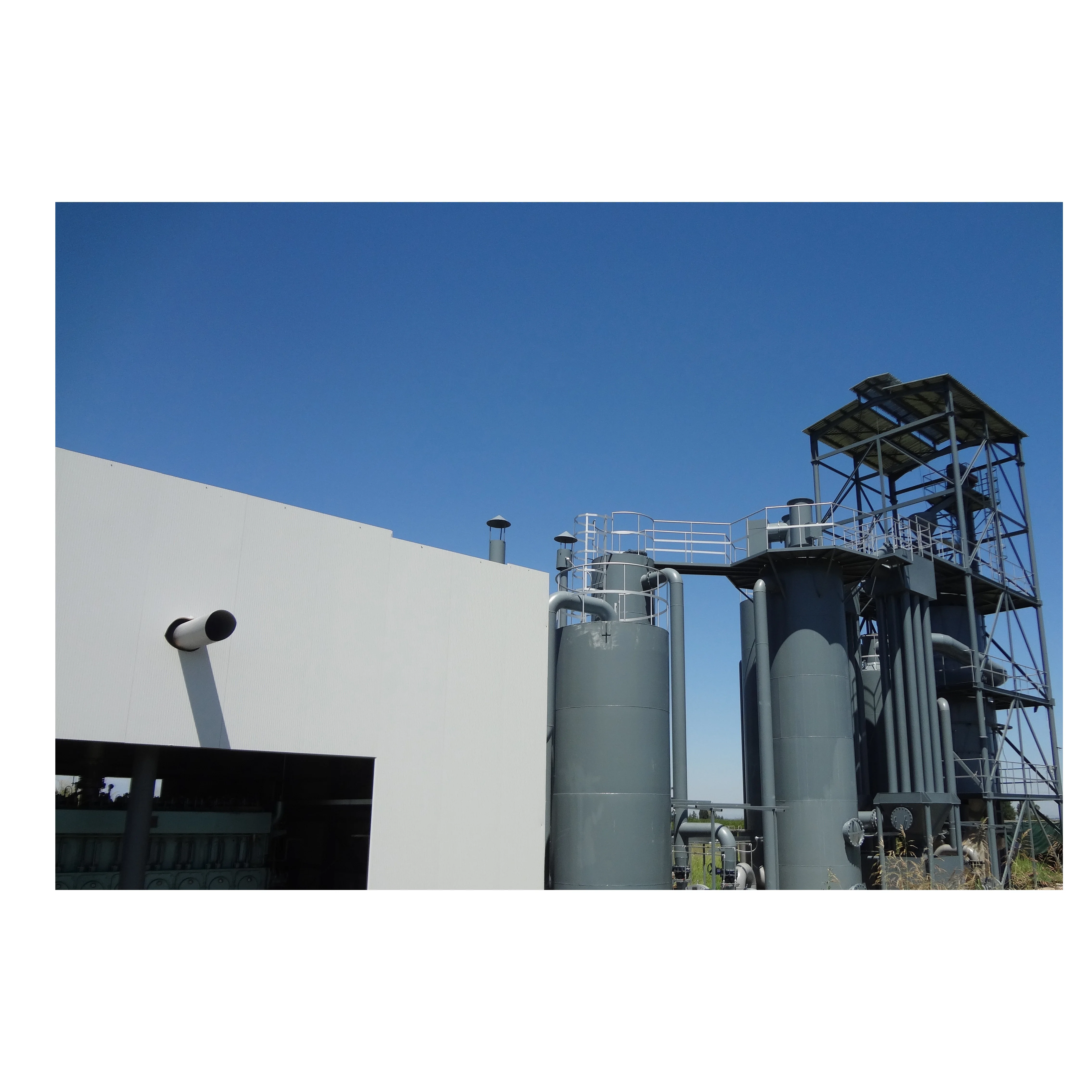 CE certified biomass circulating fluidized bed gasifier for power generation