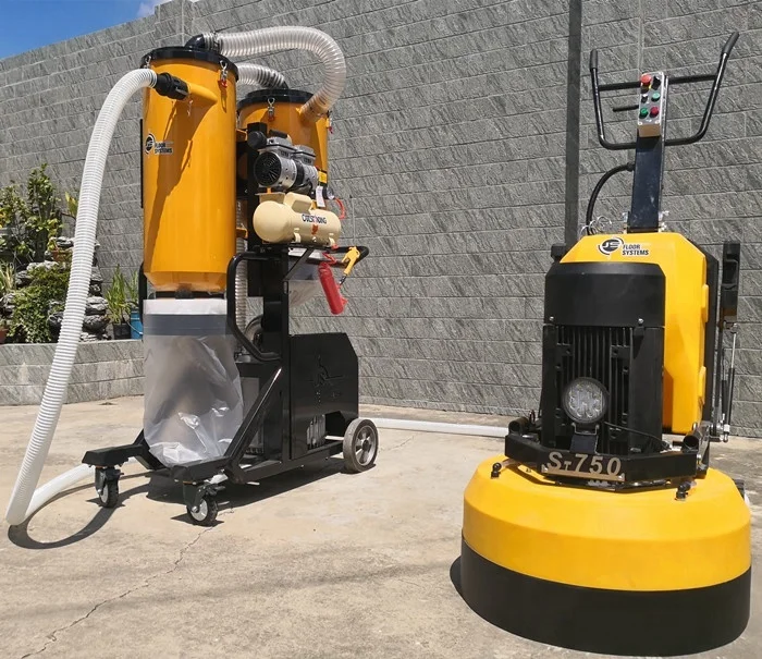 220V Single Phase HEPA Concrete Hand Grinders Dust Extractor