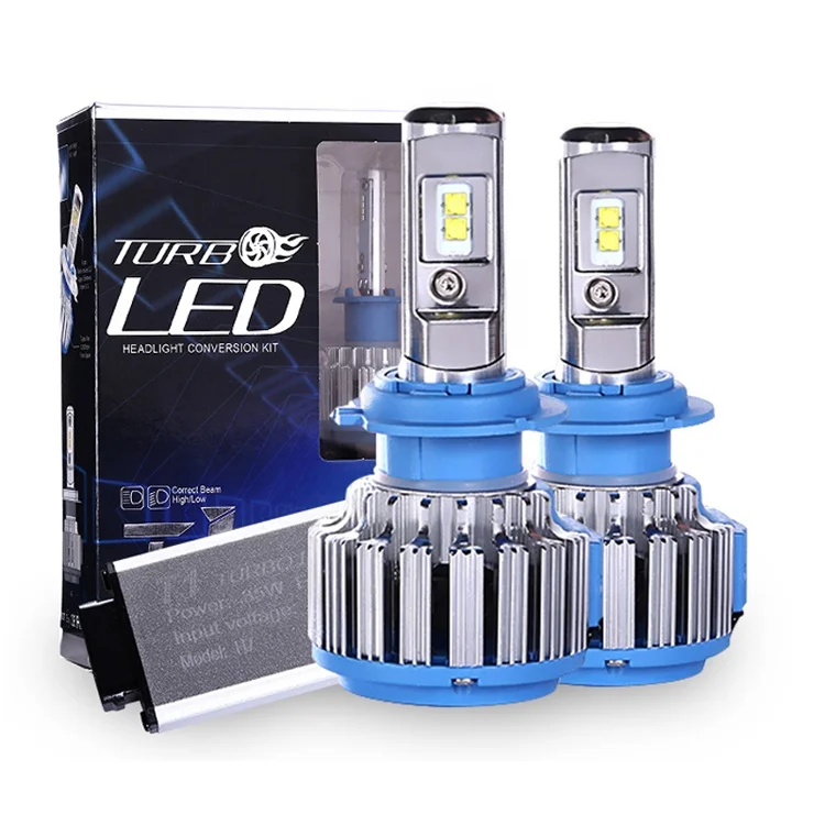 Auto Car Light Bulbs T1 Led H4 H7 H11 Led Light Headlight Bulb For Car