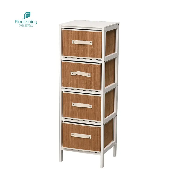 Бытовая хранения мебель mdf кабинет полки с 4 ящика
