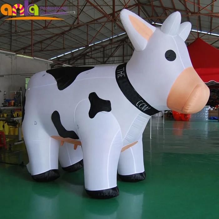 Giant inflatable cow cartoon,inflatable milk cow for advertising